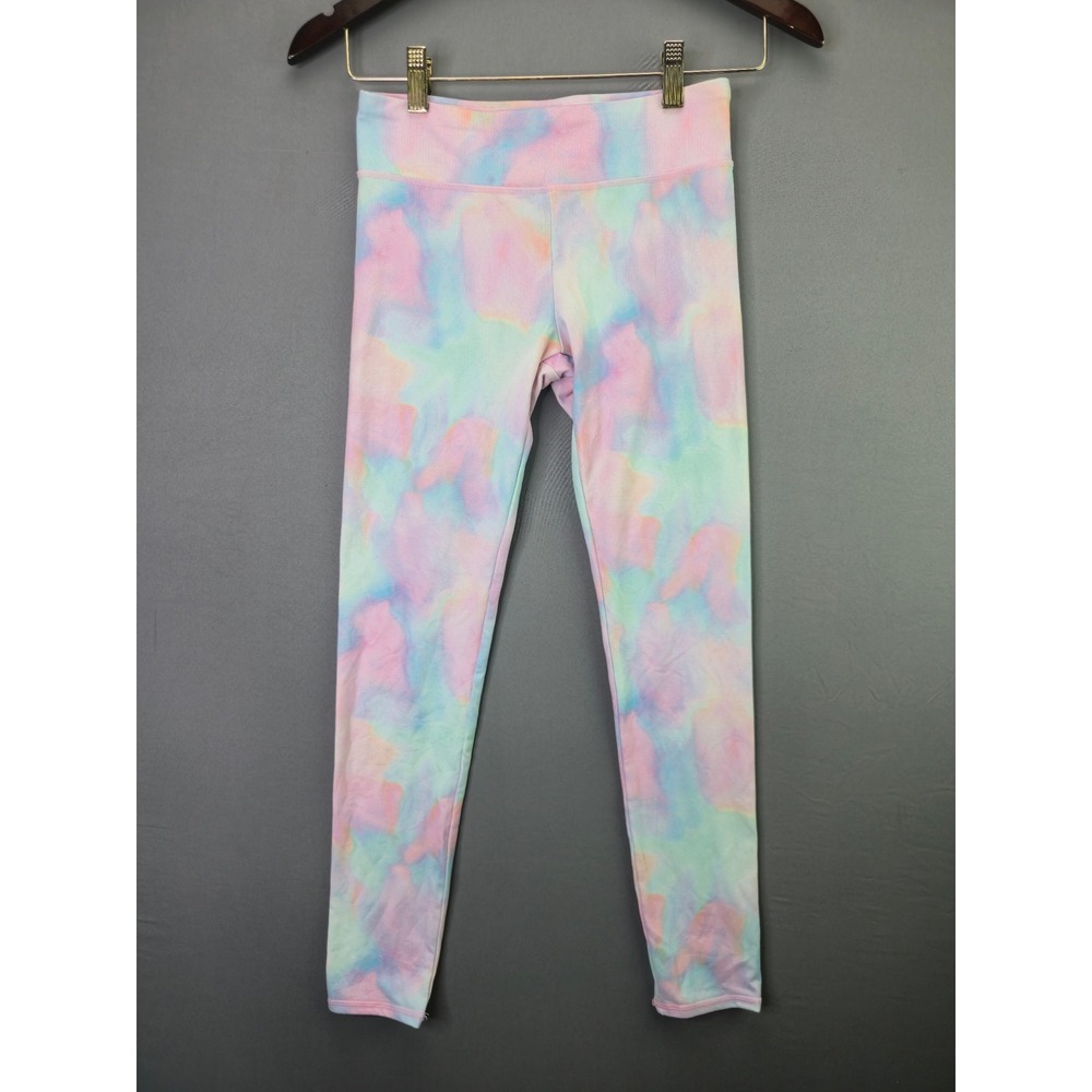 Threads 4 Thought Kids Yoga Pants Tie Dye Pastel Watercolor Size 12 Sustainable